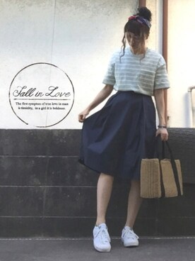 「服バカ」｜「アイテム（その他）」を使った、ひめもんさん（レディース・154cm）の夏コーディネート