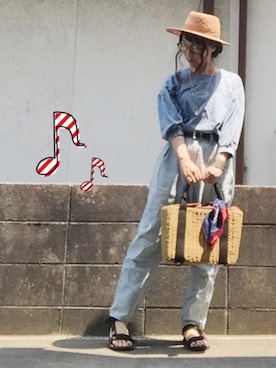 「服バカ」｜「アイテム（その他）」を使った、ひめもんさん（レディース・154cm）の夏コーディネート