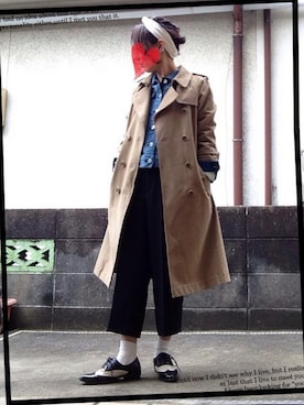 「Banner Barrett（バナーバレット）のアイテム（ジャケット/アウター）」を使った、ひめもんさん（レディース・153cm）の冬コーディネート