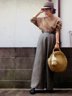 「服バカ」｜「アイテム（その他）」を使った、ひめもんさん（レディース・154cm）の夏コーディネート