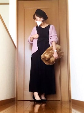 「服バカ」｜「アイテム（ワンピース/ドレス）」を使った、ひめもんさん（レディース・154cm）の秋コーディネート