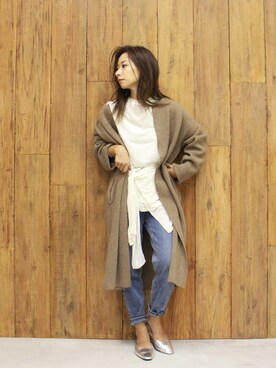 「StyleSea（スタイルシー）のアイテム」を使った、Style Sea Staffさん（レディース・157cm）の秋コーディネート