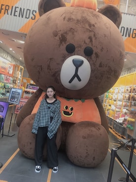 「VANS（バンズ）のアイテム（アクセサリー）」を使った、Joyceさん（レディース・164cm）の冬コーディネート