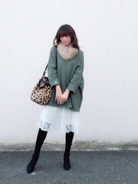 Fangさん（レディース・164cm）の冬コーディネート