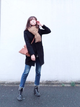 「LILIDIA（リリディア）のアイテム」を使った、Fangさん（レディース・164cm）の冬コーディネート