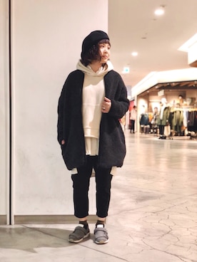 「アイテム（ブルゾン）」を使った、キムラアスミさん（レディース・156cm・30代）の秋コーディネート