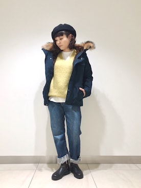 キムラアスミさん(レディース・156cm)の冬コーディネート