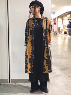 「uncut bound」｜「アイテム（ワンピース/ドレス）」を使った、キムラアスミさん（レディース・156cm）の春コーディネート