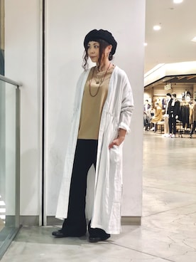 「SUPP. no one else （サップノーワンエルス）のアイテム」を使った、キムラアスミさん（レディース・156cm）の春コーディネート