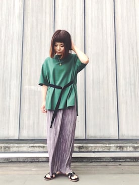 キムラアスミさん（レディース・156cm）の夏コーディネート