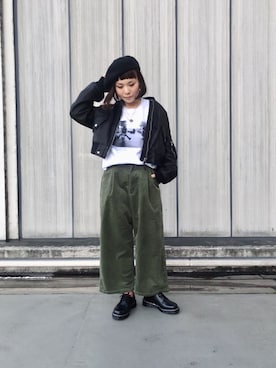 キムラアスミさん（レディース・156cm）の秋コーディネート