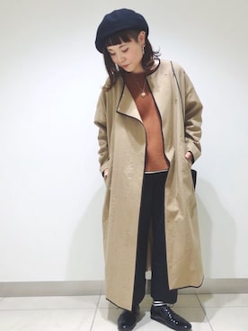 キムラアスミさん（レディース・156cm）の冬コーディネート