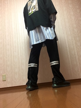 「Gosha Rubchinskiy（ゴーシャラブチンスキー）のアイテム（パンツ）」を使った、TEDDYさん（メンズ・177cm）の秋コーディネート
