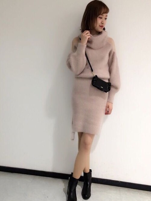 内藤愛 Snidelのワンピースを使ったコーディネート Wear