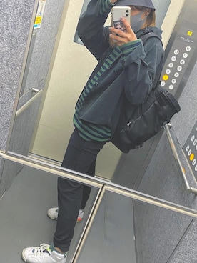 「ダル着」｜「アイテム（ジャケット/アウター）」を使った、きよさん（レディース・168cm）の秋コーディネート