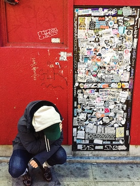 「8seconds（エイトセカンズ）のアイテム（帽子）」を使った、Shota Mochizukiさん（メンズ・177cm）の春コーディネート