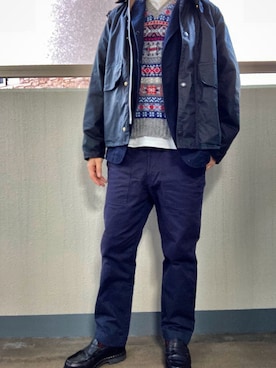 「ワーク」｜「アイテム（その他アウター）」を使った、JOJOSAN さん（メンズ・168cm）の冬コーディネート