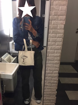 「レプシィム(LEPSIM)」｜「アイテム（デニムジャケット）」を使った、NonYuupiiさん（レディース・168cm）の春コーディネート