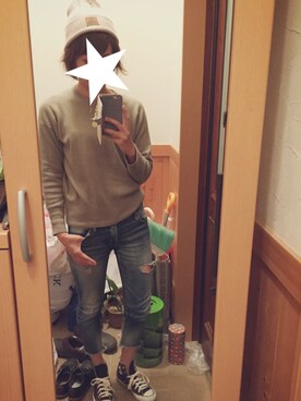 「AVAN LILY（アヴァンリリィ）のアイテム（帽子）」を使った、NonYuupiiさん（レディース・168cm）の春コーディネート