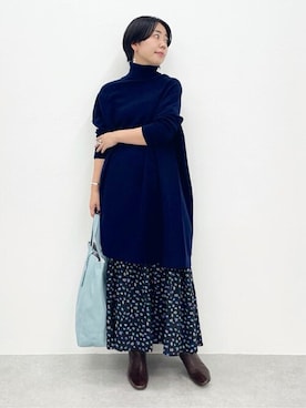 norikoさん（レディース・160cm）の冬コーディネート