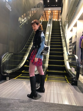 「Diesel Ginza」｜SHINさん（レディース・166cm）の冬コーディネート