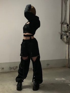 「Decorative（デコラティブ）のアイテム」を使った、来来さん（レディース・153cm）の秋コーディネート