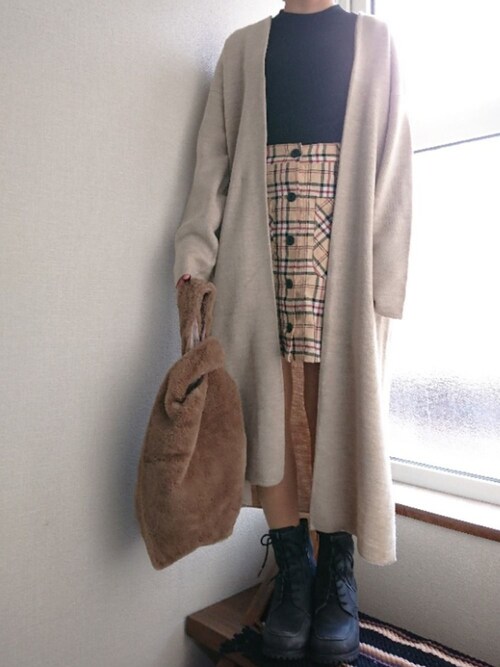 Gaosan Guのカーディガンを使ったコーディネート Wear