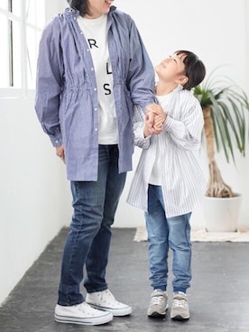 「ARCH & LINE（アーチアンドライン）のアイテム」を使った、ARCH&LINE Officialさん（キッズ・122cm）の秋コーディネート