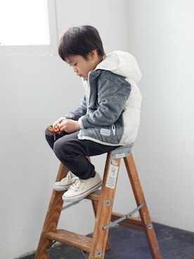 「アイテム（パーカー）」を使った、ARCH&LINE Officialさん（キッズ・105cm）の秋コーディネート