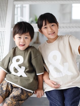 「ARCH & LINE（アーチアンドライン）のアイテム」を使った、ARCH&LINE Officialさん（キッズ・122cm）の秋コーディネート