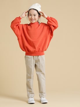 「アイテム（チノパンツ）」を使った、ARCH&LINE Officialさん（キッズ・125cm）の秋コーディネート