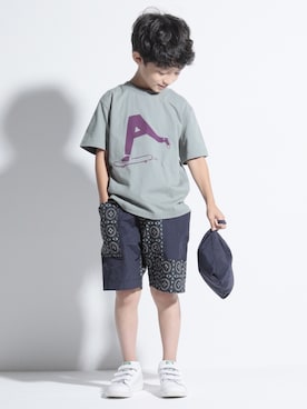 「ARCH & LINE（アーチアンドライン）のアイテム」を使った、ARCH&LINE Officialさん（キッズ・121cm）の春コーディネート