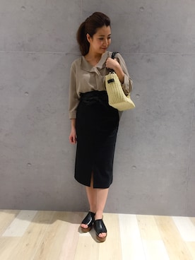 minaさん（レディース・155cm）の春コーディネート