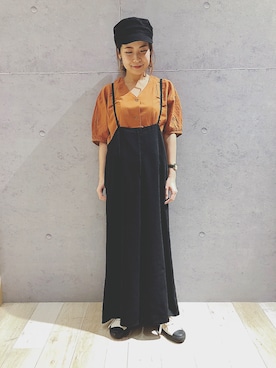 「レプシィム(LEPSIM)」｜「アイテム（腕時計）」を使った、minaさん（レディース・155cm）の夏コーディネート