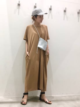 「レプシィム(LEPSIM)」｜「アイテム（キャップ）」を使った、minaさん（レディース・155cm）の春コーディネート