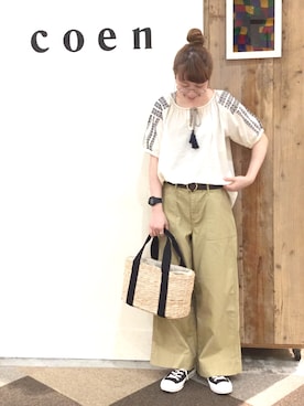 coen よこやまさん（レディース・158cm）の夏コーディネート