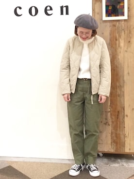 coen よこやまさん(レディース・158cm)の冬コーディネート