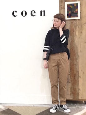 coen よこやまさん(レディース・158cm)の冬コーディネート