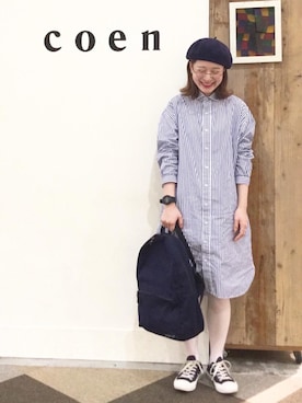 coen よこやまさん（レディース・158cm）の冬コーディネート