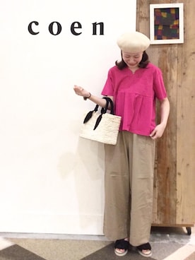 coen よこやまさん(レディース・158cm)の春コーディネート