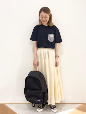 「the case（ザケース）のアイテム」を使った、coen よこやまさん（レディース・158cm）の夏コーディネート