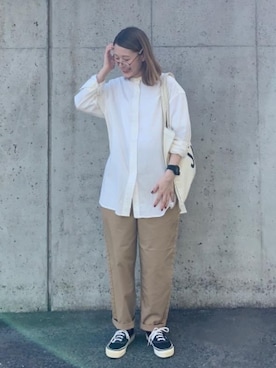 「SMITH'S（スミス）のアイテム（バッグ）」を使った、coen よこやまさん（レディース・158cm）の夏コーディネート