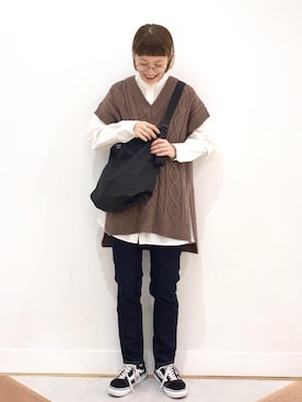coen よこやまさん（レディース・158cm）の秋コーディネート