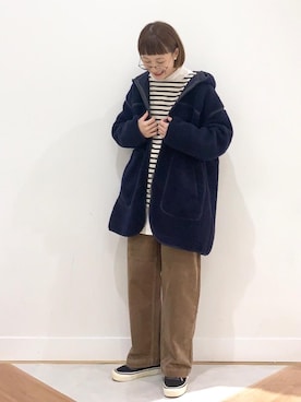 coen よこやまさん（レディース・158cm）の秋コーディネート