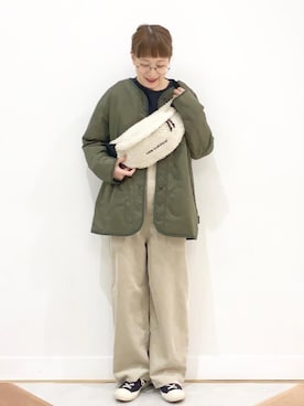 coen よこやまさん（レディース・158cm）の秋コーディネート