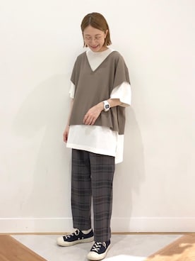 coen よこやまさん（レディース・158cm）の夏コーディネート