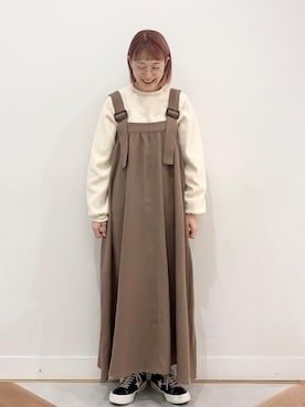 coen よこやまさん（レディース・158cm）の冬コーディネート