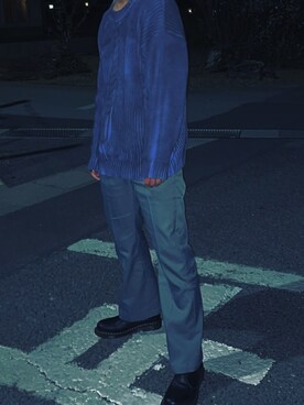 「GUCCI」｜「アイテム（その他シューズ）」を使った、野原shinnoスケさん（メンズ・174cm）の春コーディネート