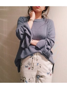 「アイテム（ピアス（両耳用））」を使った、ERIKAさん（レディース・164cm・30代）の冬コーディネート