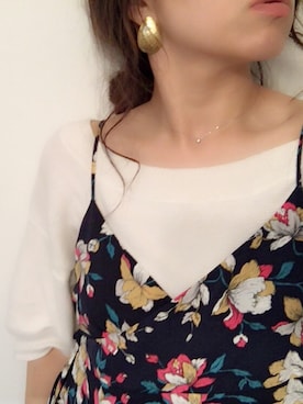 「アイテム（ピアス（両耳用））」を使った、ERIKAさん（レディース・164cm・30代）の夏コーディネート